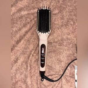 Lange Pink Hair Straightening Brush